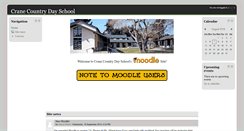 Desktop Screenshot of moodle.craneschool.org