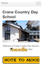 Mobile Screenshot of moodle.craneschool.org